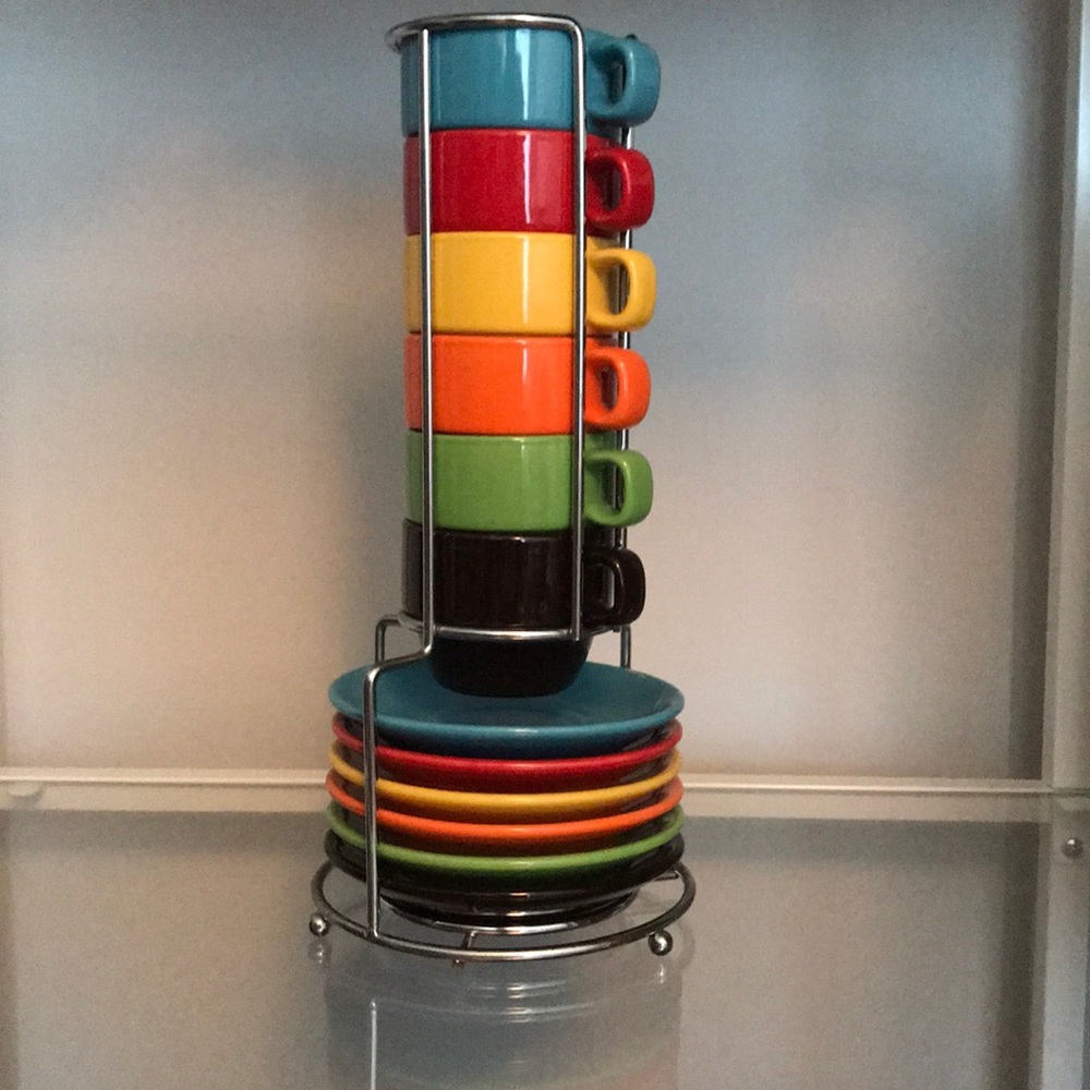 Espresso CupSet w/Stand